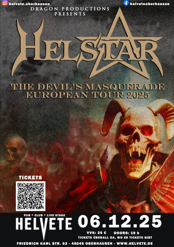 Early Bird - Helstar + Support
